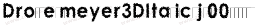 Drosselmeyer3DItalic-jl00字体转换