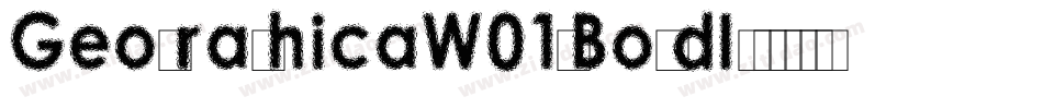 GeographicaW01-BoldI字体转换
