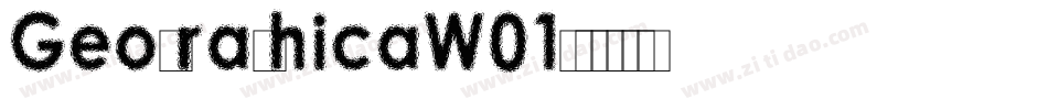 GeographicaW01字体转换