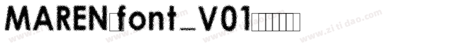 MAREN-font_V01字体转换