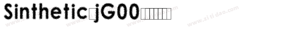 Sinthetic-jG00字体转换
