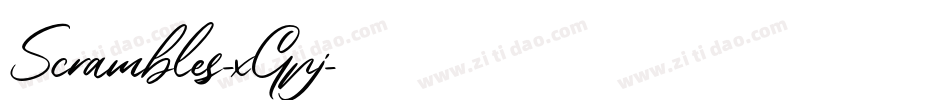 Scrambles-xGpj字体转换