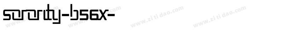 Sorority-B56x字体转换