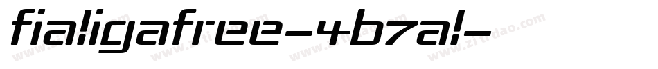 FialigaFree-4B7al字体转换