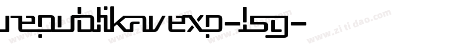 RepublikaVExp-L5g字体转换