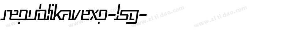 RepublikaVExp-L5g字体转换