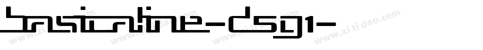 Basicaline-D5G1字体转换 Basicaline-D5G1字体转换