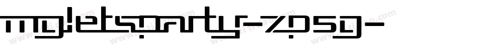 Mgletsparty-zp5G字体转换 Mgletsparty-zp5G字体转换