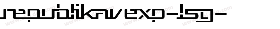 RepublikaVExp-L5g字体转换