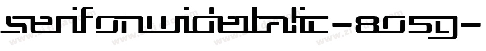 SerifonwideItalic-8O5g字体转换 SerifonwideItalic-8O5g字体转换