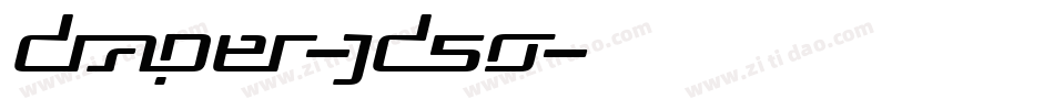 Draper-JD5o字体转换