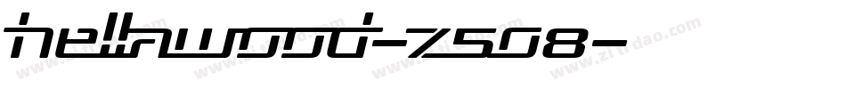 Hellawood-Z5O8字体转换