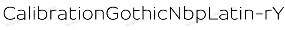 CalibrationGothicNbpLatin-rYmy字体转换