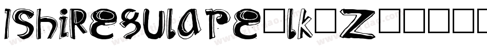 IshiRegulare-lK8Z字体转换