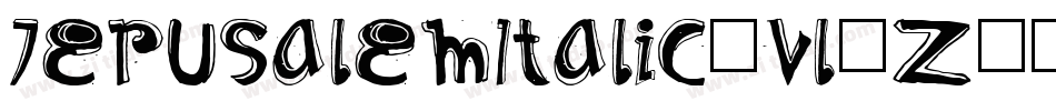 JerusalemItalic-vl8Z字体转换