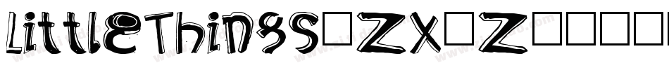 LittleThings-ZX5Z字体转换