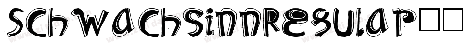 SchwachsinnRegular-0P8z字体转换