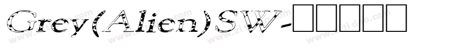 Grey(Alien)SW字体转换