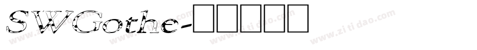SWGothe字体转换