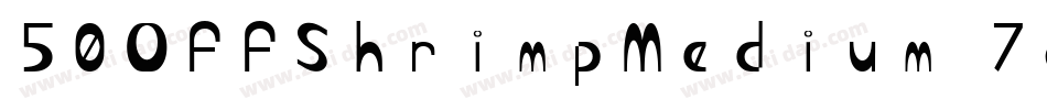 50OffShrimpMedium-7q7V字体转换