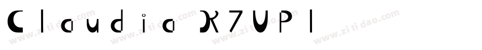 Claudia-K7VPl字体转换