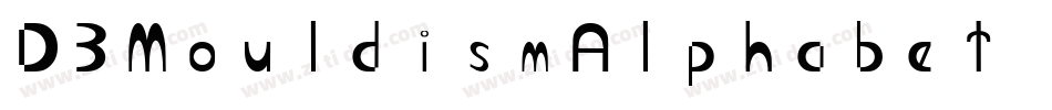 D3MouldismAlphabet-lg0Z字体转换 D3MouldismAlphabet-lg0Z字体转换