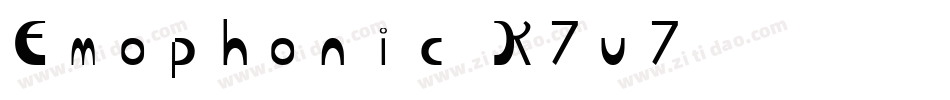 Emophonic-K7v7字体转换
