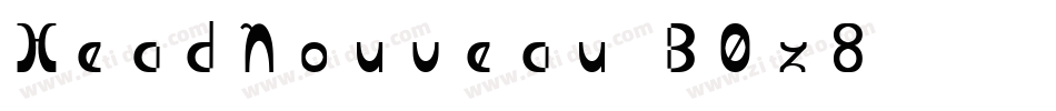 HeadNouveau-B0z8字体转换