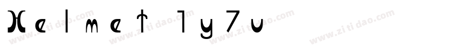 Helmet-1y7v字体转换