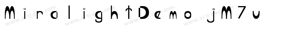 MiralightDemo-jM7v字体转换