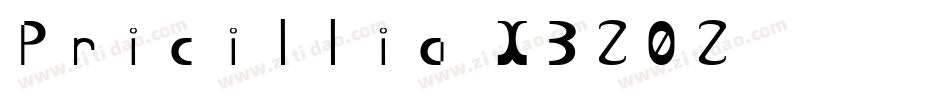 Pricillia-X3Z0Z字体转换