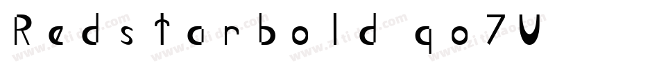 Redstarbold-qo7V字体转换