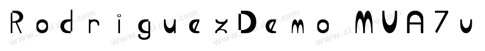 RodriguezDemo-MVA7v字体转换