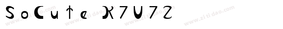 SoCute-K7V7Z字体转换