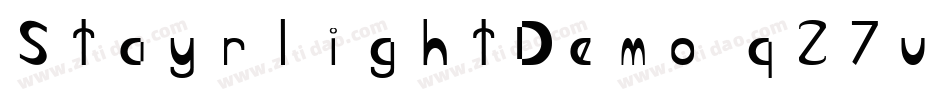 StayrlightDemo-qZ7v2字体转换