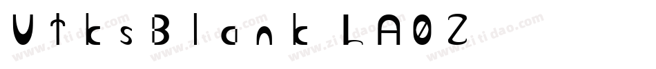 VtksBlank-LA0Z字体转换