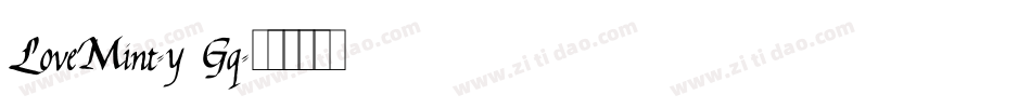 LoveMint-y6Gq字体转换 LoveMint-y6Gq字体转换