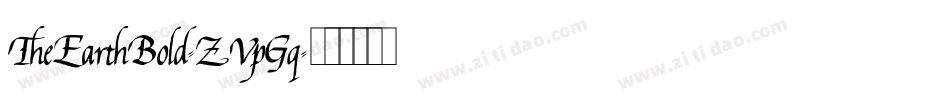 TheEarthBold-ZVpGq字体转换 TheEarthBold-ZVpGq字体转换
