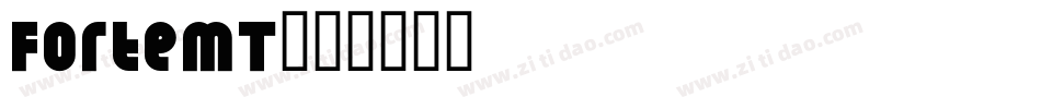 ForteMT字体转换
