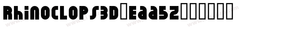 Rhinoclops3D-Eaa5z字体转换