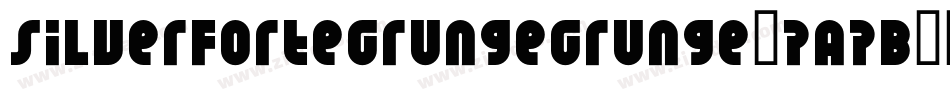 SilverForteGrungeGrunge-7A7B字体转换