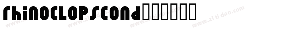 rhinoclopscond字体转换
