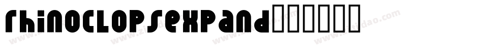 rhinoclopsexpand字体转换
