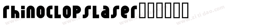 rhinoclopslaser字体转换