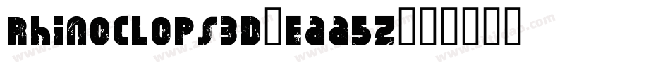 Rhinoclops3D-Eaa5z字体转换