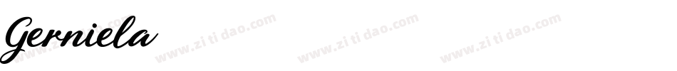 Gerniela字体转换