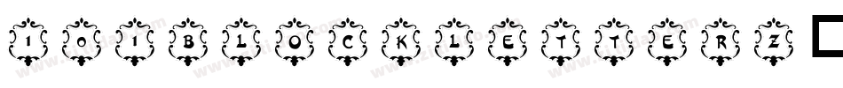101BlockLetterz-XZYK字体转换