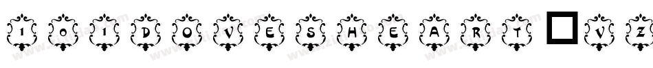 101DovesHeart-Vz6x字体转换