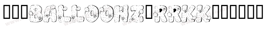 101Balloonz-rrKK字体转换