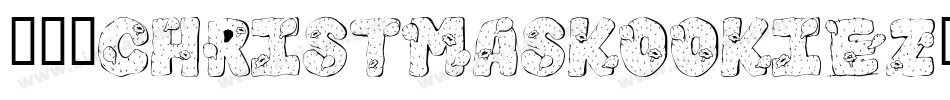 101ChristmasKookiez1-JWMn字体转换